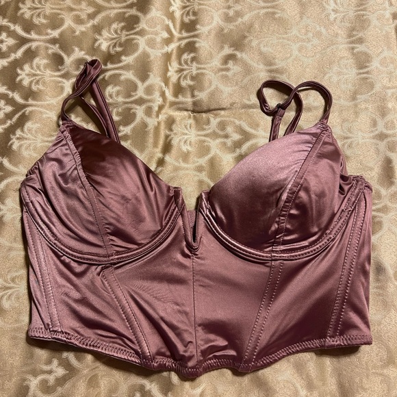 Garage Tops - Garage pink corset size medium